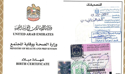 Birth Certificate Attestation