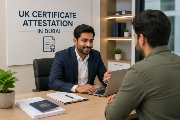 UK Certificate Attestation in Dubai